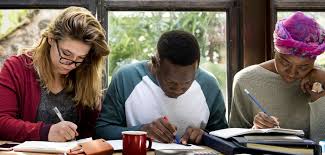 nursing students studying